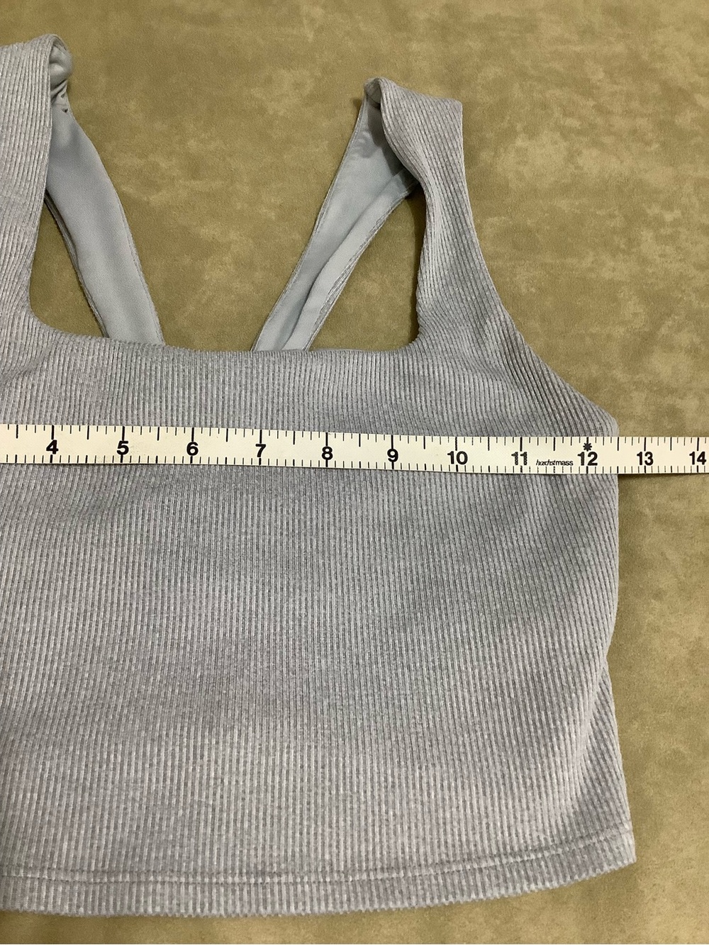 ALO Yoga AloSoft Ribbed Chic Bra Tank XS (W833) - Picture 4 of 8